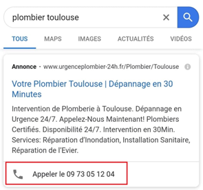Extensions Google Ads